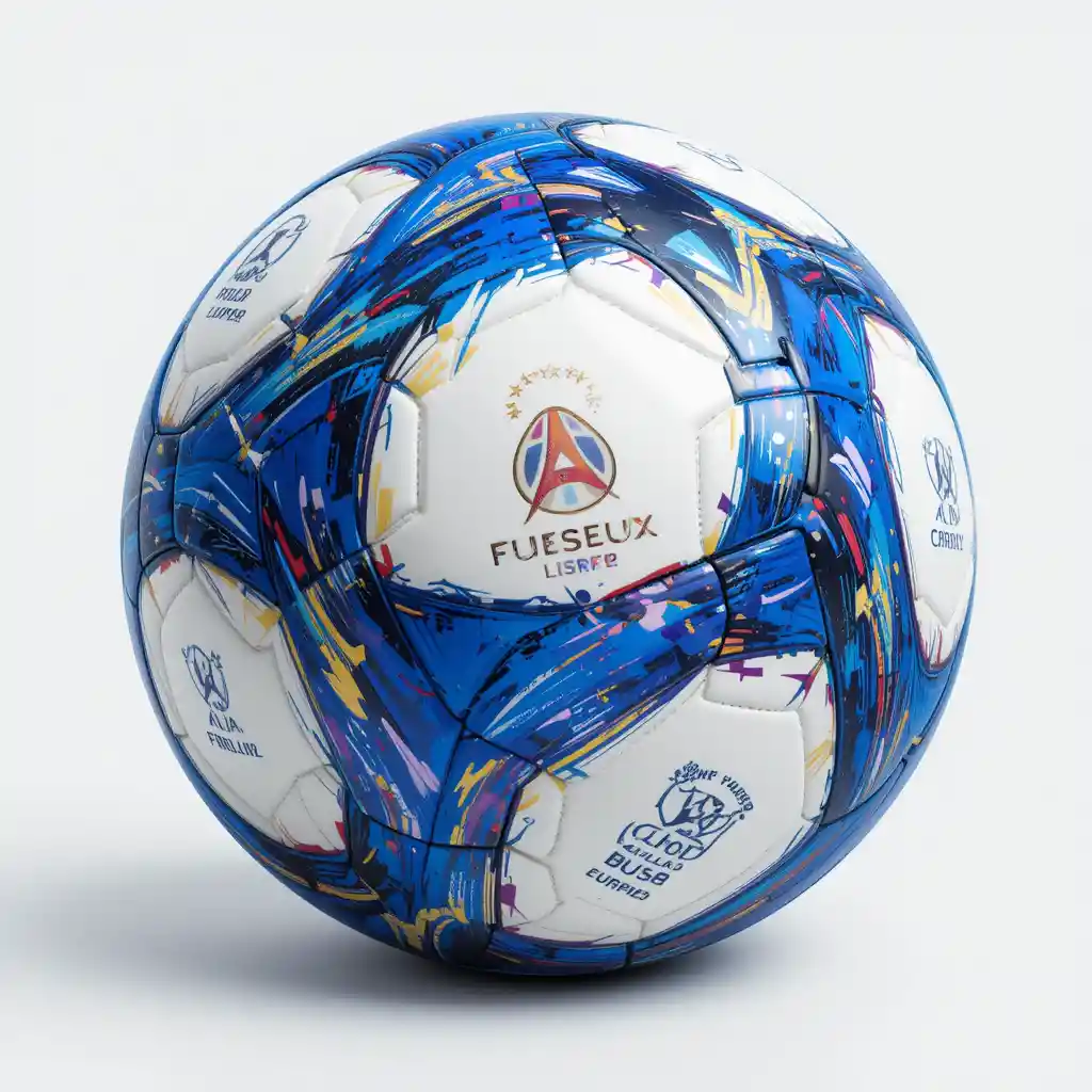 Bola de Futebol Azul